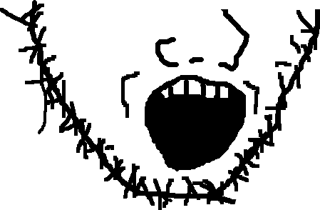 White Wide Mouth